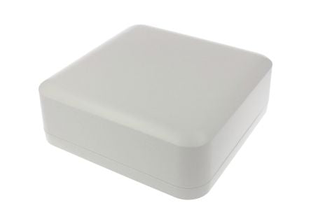 Hammond 1556 Series Light Grey ABS, Plastic General Purpose Enclosure, IP54, Flanged, Grey Lid, 200 x 200 x 70mm [1556HAGY]; 277-7592