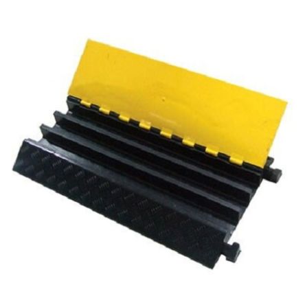 RS PRO 900mm Black/Yellow Cable Cover in Natural Rubber, 65mm Inside dia. [0]; 277-7906