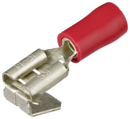 Knipex 97 99 0 Red Insulated Socket Spade Connector [97 99 090]; 277-7938