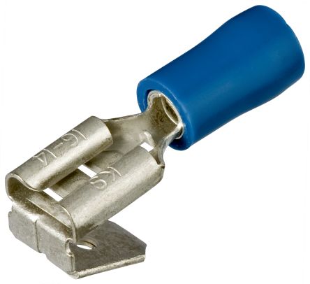 Knipex 97 99 0 Blue Insulated Socket Spade Connector, 1.5mm² to 2.5mm² [97 99 091]; 277-7939