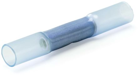 Knipex, 97 99 Butt Splice Connector, Blue, Nylon, Tin 14 → 16 AWG [97 99 251]; 277-7971