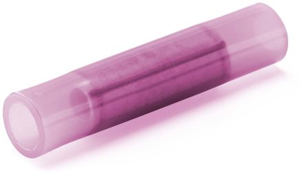Knipex, 97 99 Butt Splice Connector, Red, Nylon, Tin 16 → 22 AWG [97 99 270]; 277-7972