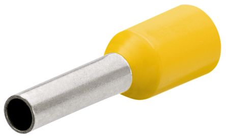 Knipex, 97 99 Insulated Ferrule, 18mm Pin Length, 3.5mm Pin Diameter, Yellow [97 99 356]; 277-7995