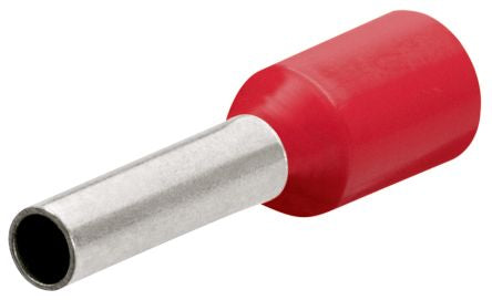 Knipex, 97 99 Insulated Ferrule, 18mm Pin Length, 4.5mm Pin Diameter, Red [97 99 357]; 277-7996