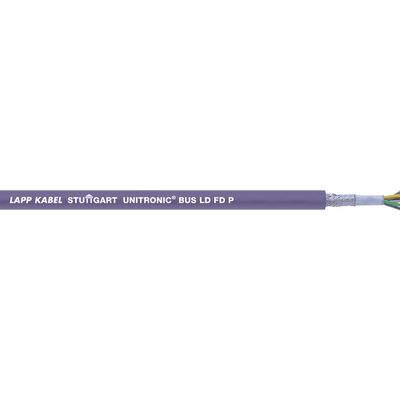Lapp Data 0.25 mm² 2 Core Power Cable, Purple Polyurethane PUR, 100m [2170213]; 277-8362