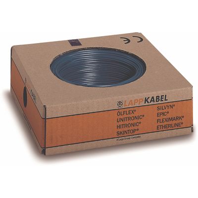 Lapp Single Core 10 mm² 1 Core Power Cable, Blue Polyvinyl Chloride PVC, 100m [4160802]; 277-8376
