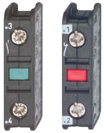 RS PRO Auxiliary Contact Block, 1NO, Snap-On [0]; 277-8388