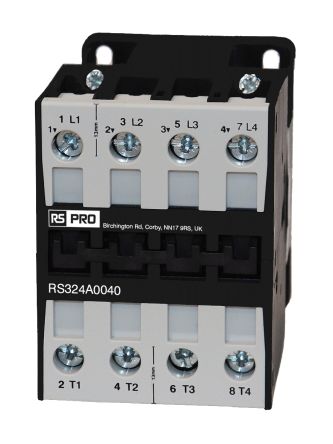 RS PRO Contactor, 230 V ac Coil, 3-Pole, 24 A, 11 kW, 3 → 400 V [0]; 277-8462
