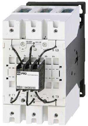 RS PRO Contactor, 230 V ac Coil, 3-Pole, 90 A, 80 kVA, 3 → 400 V [0]; 277-8501