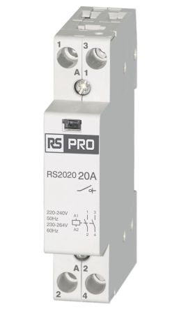 RS PRO Contactor, 230 V ac Coil, 20 A, 1.1 kW, 440 V [0]; 277-8515