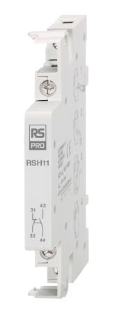 RS PRO Auxiliary Contact Block, 1NO + 1NC [0]; 277-8529