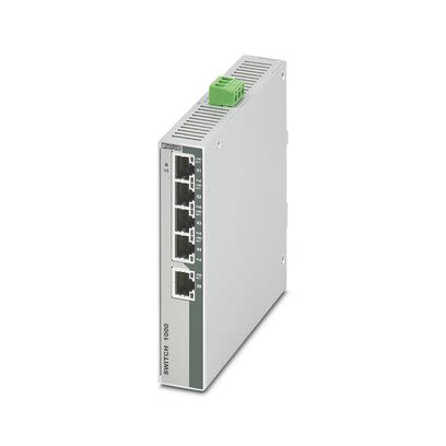 Phoenix Contact 1102077, Unmanaged 4 Port Ethernet Switch With PoE RJ-45 [1102077]; 277-8612
