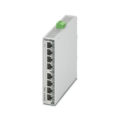 Phoenix Contact 1102079, Unmanaged 8 Port Ethernet Switch With PoE RJ-45 [1102079]; 277-8613