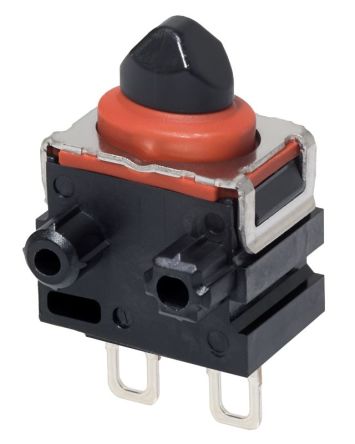 Omron Pin Plunger Subminiature Micro Switch, Push In Terminal, 100mA, SPST, IP67 [D2EW-B03L]; 277-8691