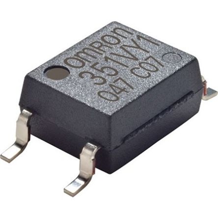 Omron G3VM Series Solid State Relay, 700 mA Load, Surface Mount, 60 V Load, 1.4 V Control [G3VM-61VY4(TR05)]; 277-8719