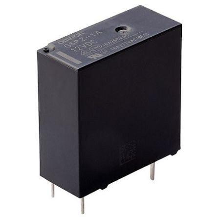Omron PCB Mount Power Relay, 12V dc Coil, 20A Switching Current, SPST-NO [G5PZ-1A4-E-DC12]; 277-8720