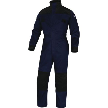 Delta Plus Black/Navy Reusable Overall, L [MAIC2BMGT]; 277-9108