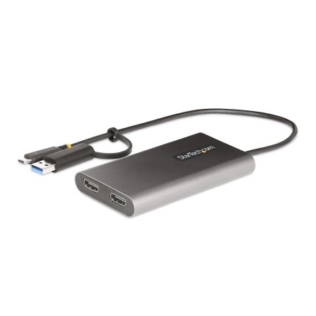 StarTech.com USB A, USB C to HDMI Adapter, USB 3.2, 2 Supported Display(s) - 4K @ 60Hz [109B-USBC-HDMI]; 277-9771