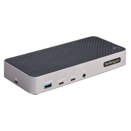 StarTech.com Triple Monitor 4K @ 60Hz USB-C Docking Station with DisplayPort, HDMI - 5 x USB ports, USB A, USB C [116U-USBC-DOCK]; 277-9774