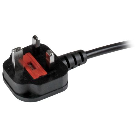 StarTech.com BS 1363 Power (UK) Plug to IEC 60320 C13 Power Socket Power Cable, 1.8m [PXT101YUK]; 277-9810