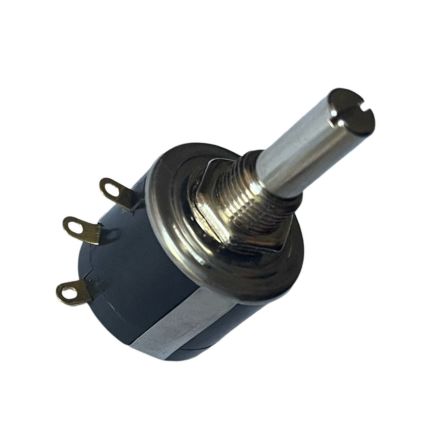 RS PRO 10kΩ Rotary Potentiometer 5-Turns 1-Gang Bushing Mount [0]; 278-0321