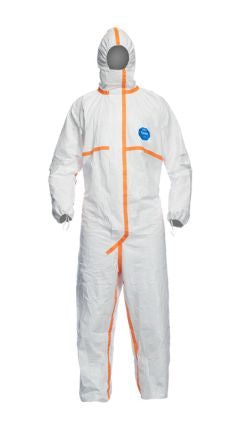 Tyvek White Coverall, M [800J - M - Bulk]; 278-0652