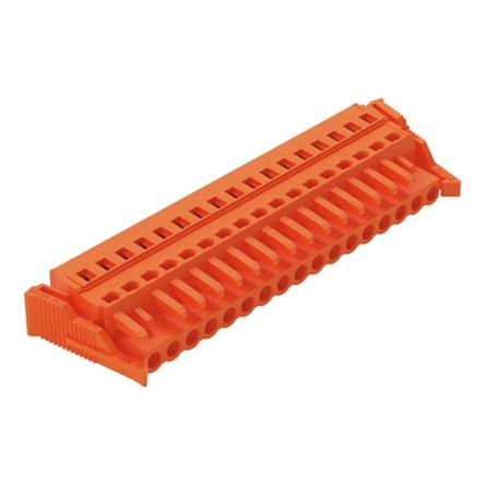 WAGO 231 Series Pluggable Connector, 17-Pole, Female, 17-Way, Cable Mount, 16A [231-317/037-000]; 278-0777