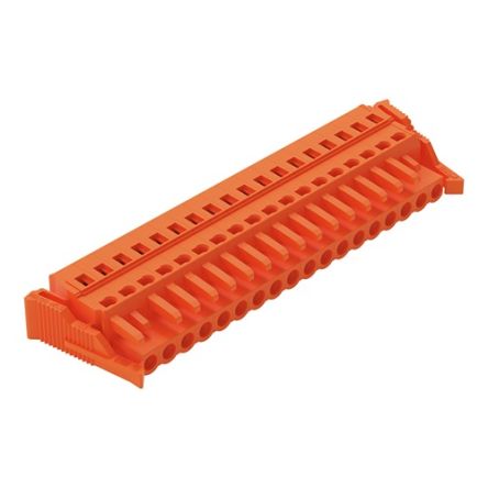 WAGO 231 Series Pluggable Connector, 18-Pole, Female, 18-Way, Cable Mount, 16A [231-318/037-000]; 278-0782