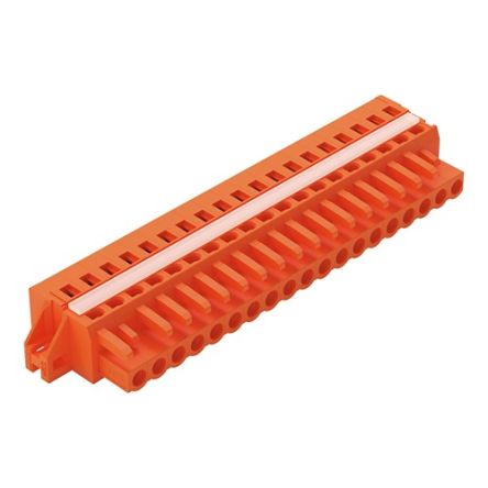 WAGO 231 Series Pluggable Connector, 19-Pole, Female, 19-Way, Free Hanging, 16A [231-319/027-000]; 278-0785