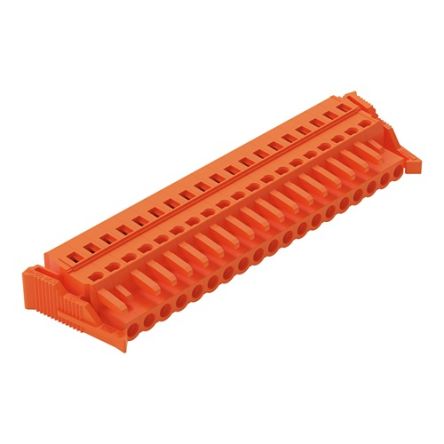 WAGO 231 Series Pluggable Connector, 19-Pole, Female, 19-Way, Snap-In, 16A [231-319/037-000]; 278-0788