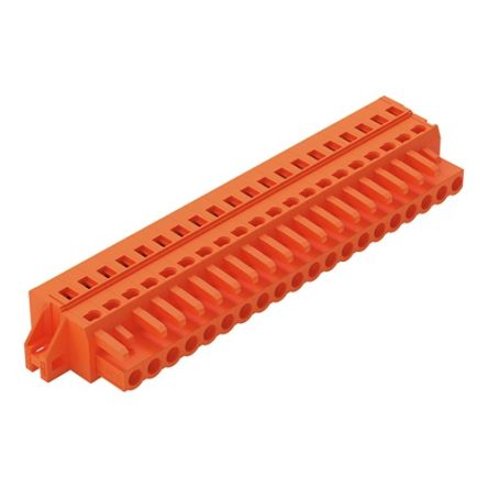 WAGO 231 Series Pluggable Connectors, 20-Pole, Female, 20-Way, Cable Mount, 16A [231-320/031-000]; 278-0793