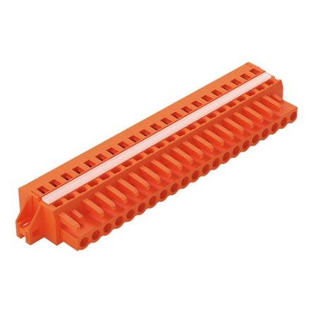 WAGO 231 Series Pluggable Connector, 21-Pole, Female, 21-Way, Snap-In, 16A [231-321/027-000]; 278-0797