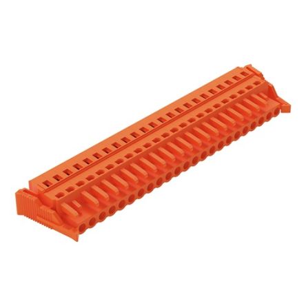 WAGO 231 Series Pluggable Connector, 23-Pole, Female, 23-Way, Free Hanging, 16A [231-323/037-000]; 278-0810