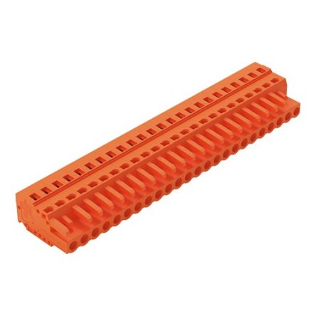 WAGO 231 Series Pluggable Connector, 24-Pole, Female, 24-Way, Free Hanging, 16A [231-324/026-000]; 278-0812