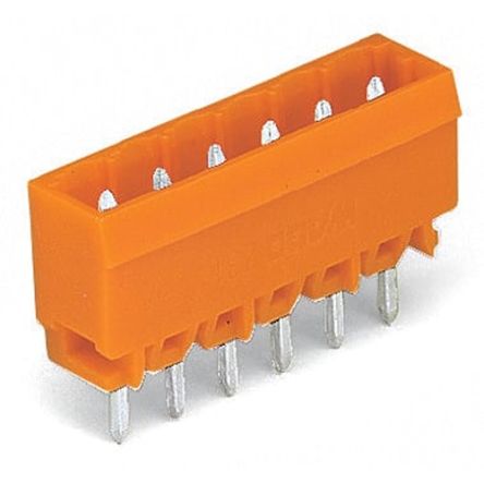 WAGO 231 Series Straight PCB PCB Header, 3 Contact(s), 5.08 mm Pitch, 1 Row(s), Shrouded [231-333/001-000]; 278-0818