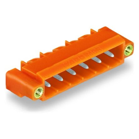 WAGO 231 Series Straight PCB PCB Header, 3 Contact(s), 5.08 mm Pitch, 1 Row(s), Shrouded [231-533/108-000]; 278-0877