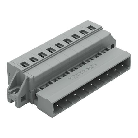 WAGO 231 Series Connector, 9-Pole, Male, 9-Way, Feed Through, 12A [231-609/019-000]; 278-0942