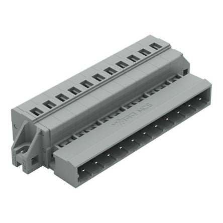 WAGO 231 Series Pluggable Connectors, 11-Pole, Female, 11-Way, Feed Through, 16A [231-611/019-000]; 278-0953