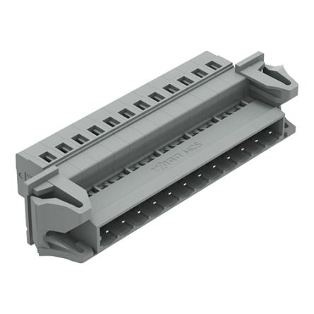 WAGO 231 Series Pluggable Connector, 12-Pole, Male, 12-Way, Snap-In, 12A [231-612/114-000]; 278-0961