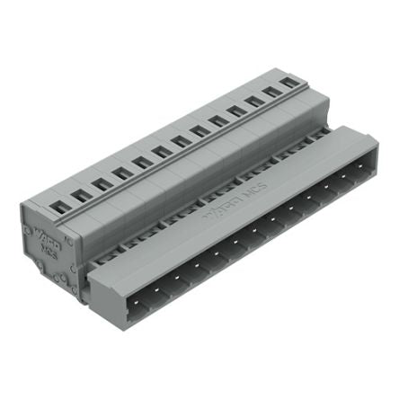WAGO 231 Series Pluggable Connector, 13-Pole, Male, 13-Way, Snap-In, 12A [231-613/018-000]; 278-0963