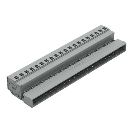 WAGO 231 Series Pluggable Connector, 20-Pole, Male, 20-Way, Snap-In, 12A [231-620]; 278-0987