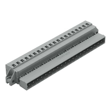 WAGO 231 Series Pluggable Connector, 20-Pole, Male, 20-Way, Snap-In, 12A [231-620/019-000]; 278-0990