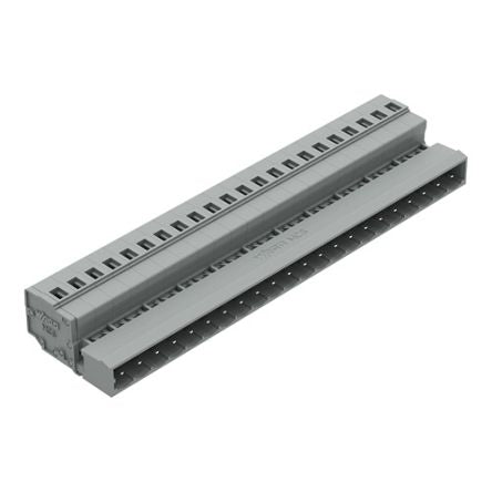 WAGO 231 Series Pluggable Connector, 22-Pole, Male, 22-Way, Snap-In, 12A [231-622/018-000]; 278-0996