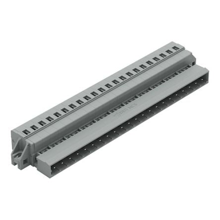 WAGO 231 Series Pluggable Connector, 22-Pole, Male, 22-Way, Feed Through, 15A [231-622/019-000]; 278-0997