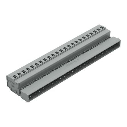 WAGO 231 Series Pluggable Connector, 23-Pole, Male, 23-Way, Snap-In, 12A [231-623]; 278-0998