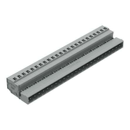 WAGO 231 Series Pluggable Connector, 24-Pole, Male, 24-Way, Snap-In, 12A [231-624/018-000]; 278-1002