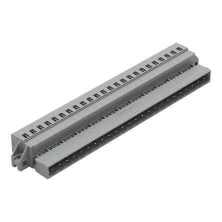 WAGO 231 Series Pluggable Connector, 24-Pole, Male, 24-Way, Snap-In, 12A [231-624/019-000]; 278-1003