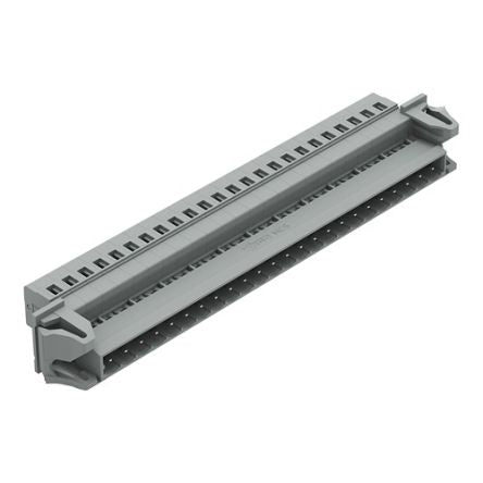 WAGO 231-624 Series Pluggable Connector, 24-Pole, Male, 24-Way, Snap-In, 15A [231-624/114-000]; 278-1005