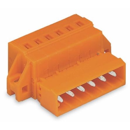 WAGO 231 Series Pluggable Connector, 2-Pole, Male, 2-Way, Feed Through, 12A [231-632/019-000]; 278-1008