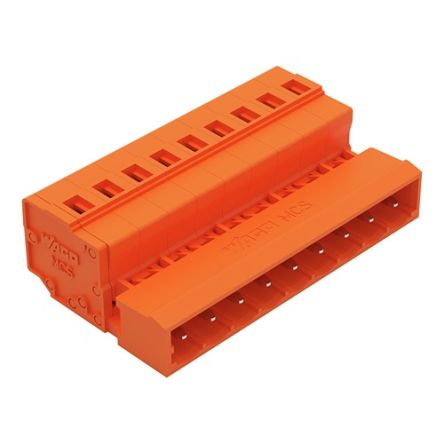 WAGO 231 Series Pluggable Connector, 9-Pole, Male, 9-Way, Plug-In, 15A [231-639]; 278-1047